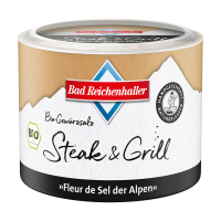 Alpensaline Edles Alpensalz Bio Steak & Grill 90 g Dose