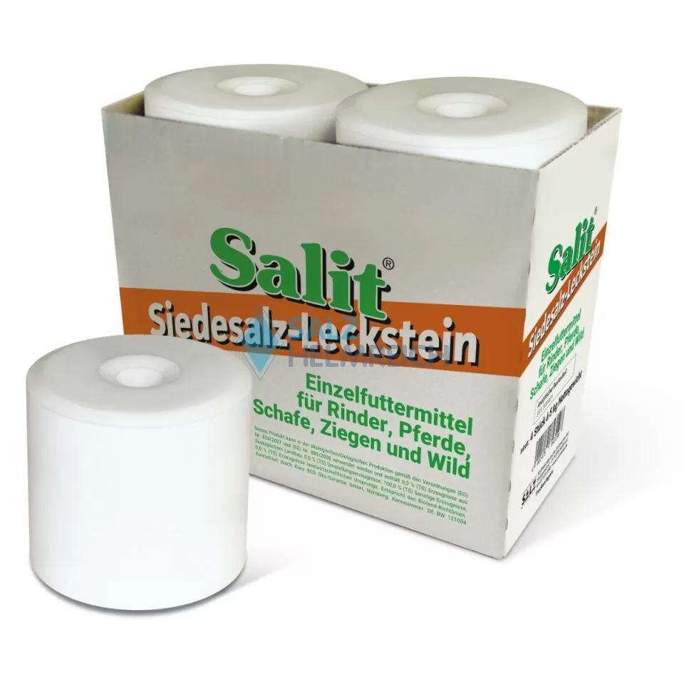 Salit® Siede-Salzleckstein rund (4x5 kg im Umkarton) 20 kg