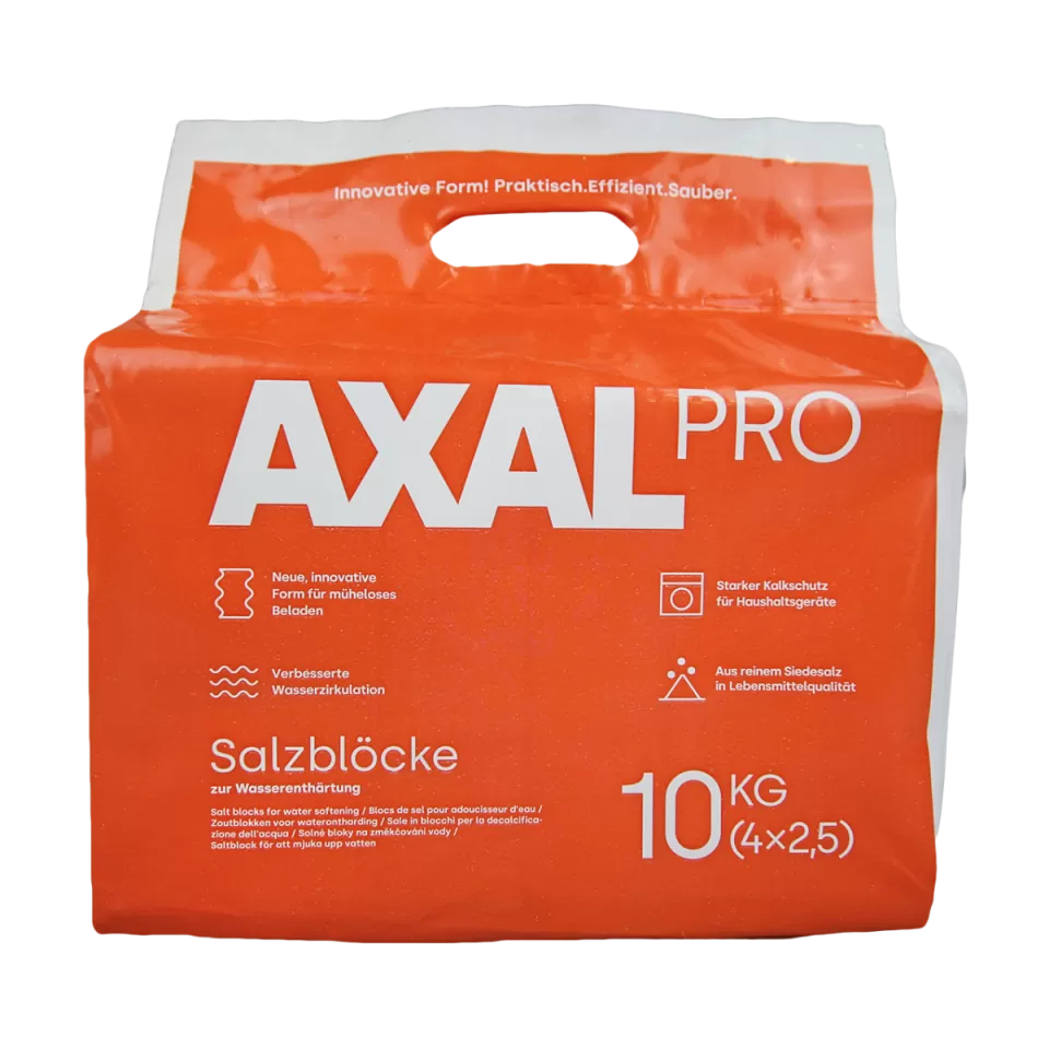 AXAL PRO Block 4 x 2,5 kg Salzblöcke nach DIN EN 973 Typ A