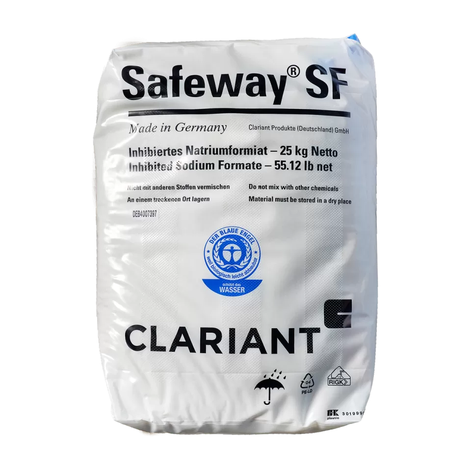 Safeway SF Granulat 2-5 mm im 25 kg Sack ohne Chloride bis -48 °C Safeway SF Granulat 2-5 mm im 25 kg Sack ohne Chloride bis -48 °C