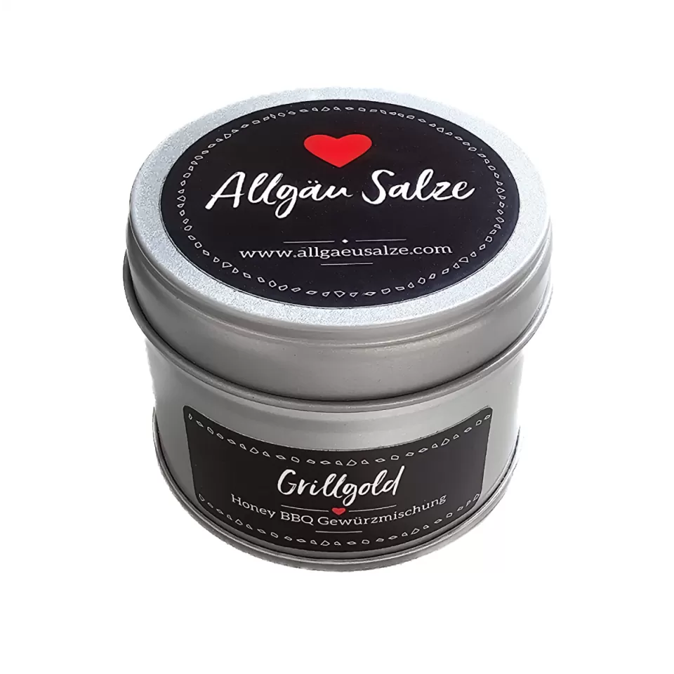 Allgäu Salze Grillgold Honig BBQ Gewürzmischung 70g