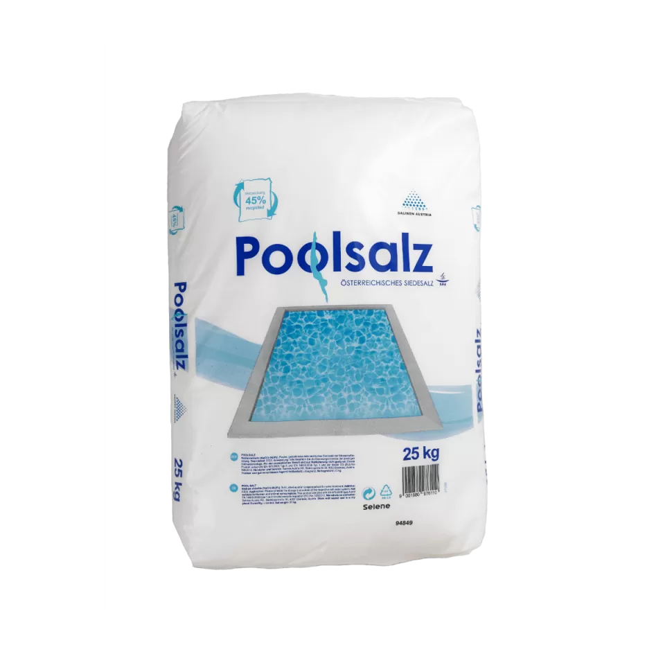 Salinen POOLSALZ OHNE Trennmittel reinstes Siedesalz im 25 kg Sack Salinen POOLSALZ OHNE Trennmittel reinstes Siedesalz im 25 kg Sack
