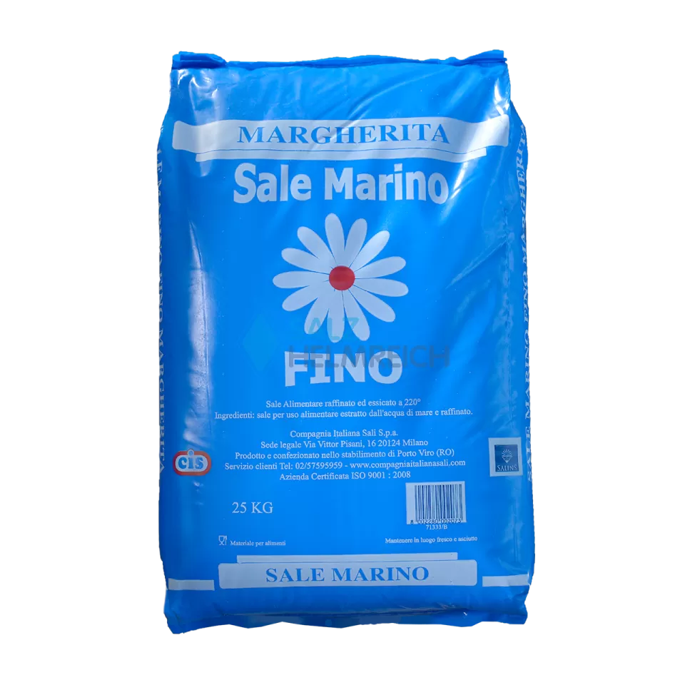 Meersalz fein naturrein 0-1 mm ohne Trennmittel im 25 kg Sack Meersalz fein naturrein 0-1 mm ohne Trennmittel im 25 kg Sack