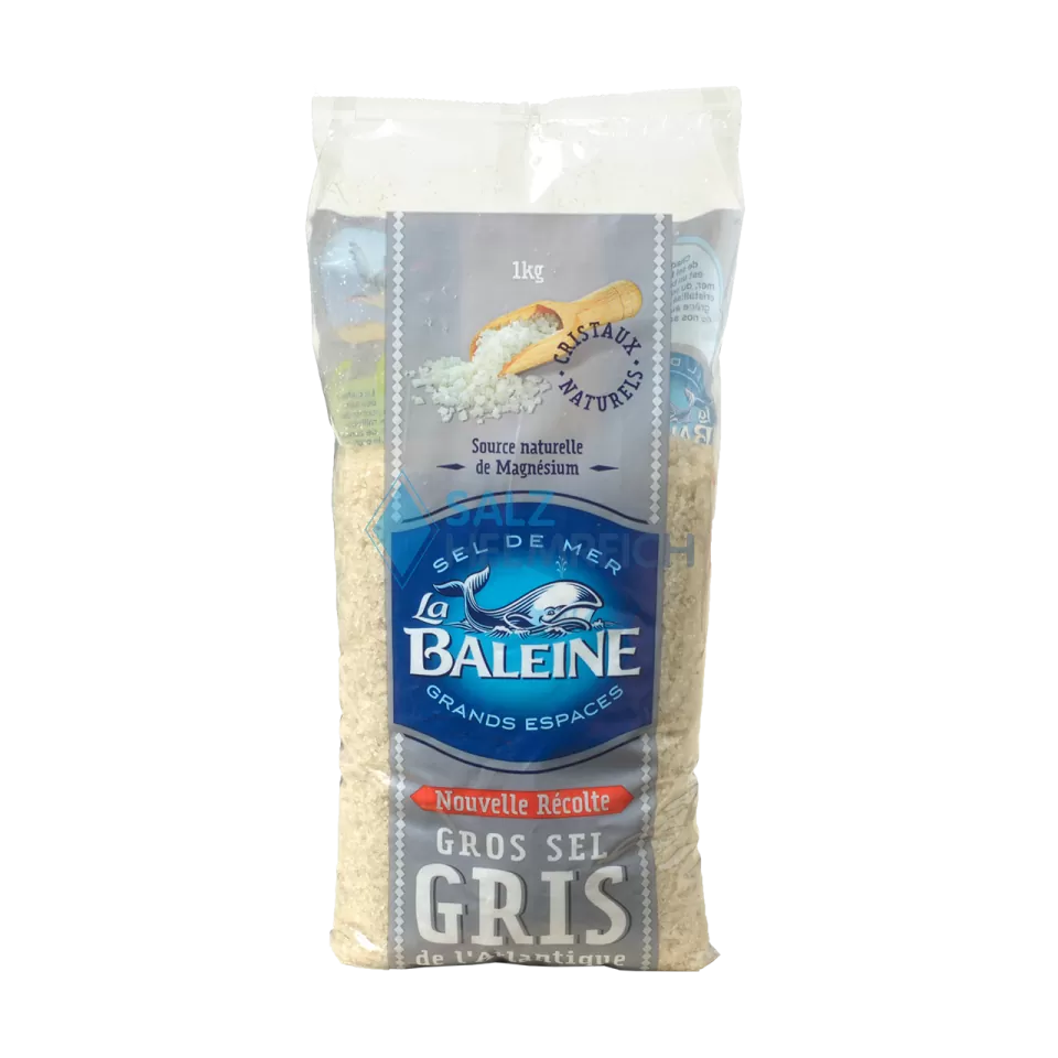 GROS SEL GRIS de l'Atlantique 1 kg Beutel - graues Meersalz Frankreich GROS SEL GRIS de l'Atlantique 1 kg Beutel - graues Meersalz Frankreich