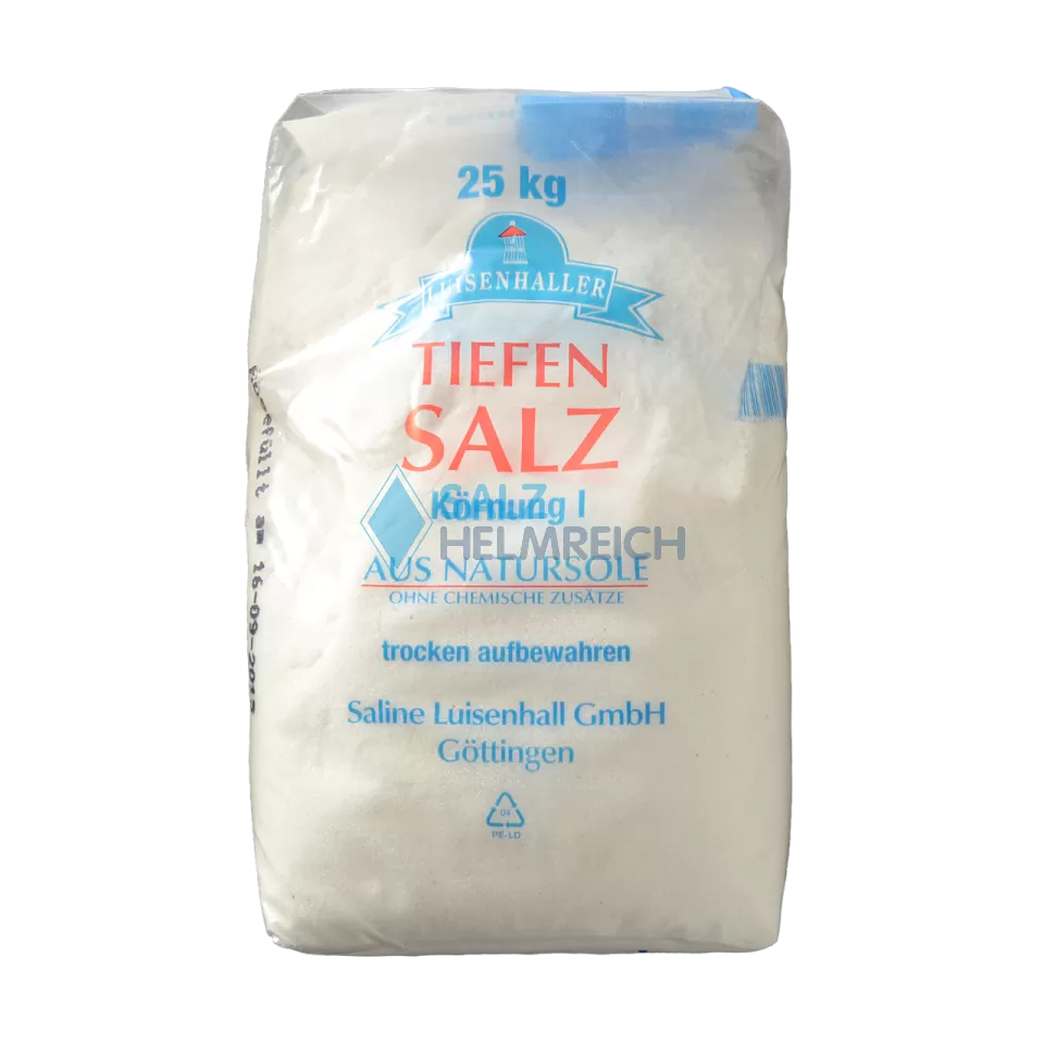 Luisenhaller Tiefensalz (Pfannensalz) aus Natursole - Körnung 0,18-1,25 mm Luisenhaller Tiefensalz (Pfannensalz) aus Natursole - Körnung 0,18-1,25 mm