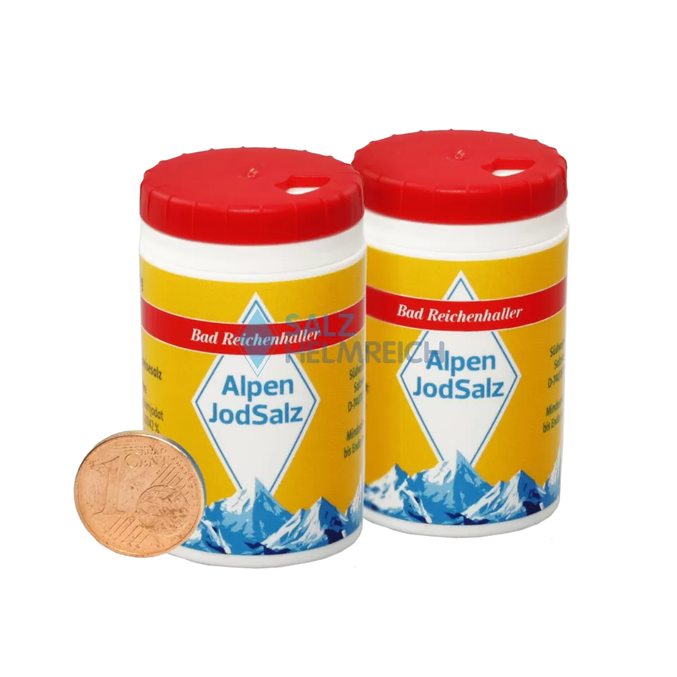 Alpen-Jodsalz Bad Reichenhaller 2x10 g Ministreuer to go Alpen-Jodsalz Bad Reichenhaller 2x10 g Ministreuer to go