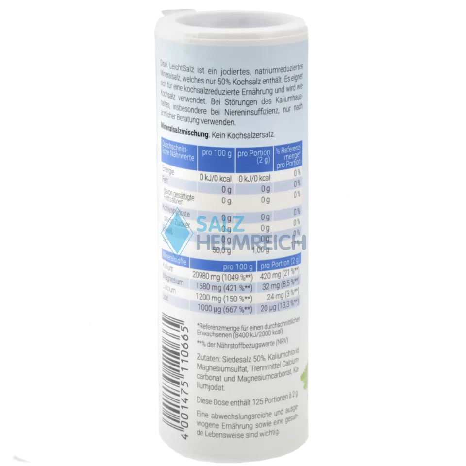 Disal Leichtsalz jodiert 250 Gramm Dose