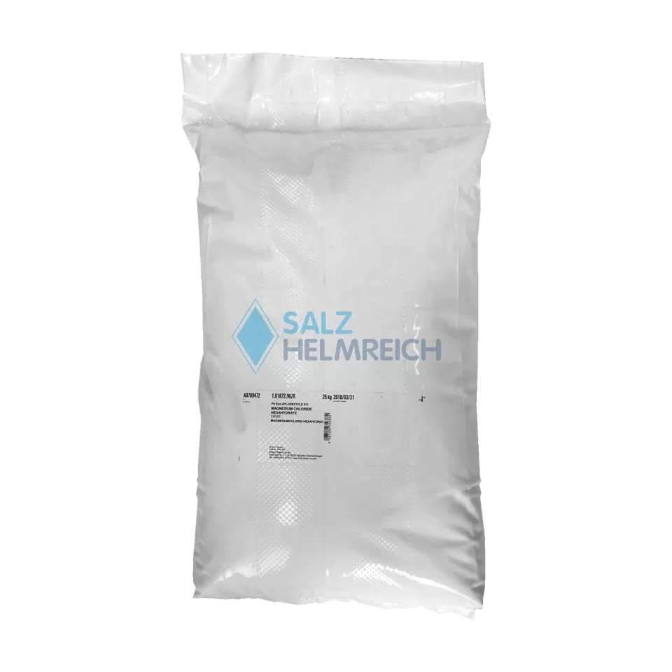 Magnesiumchlorid Hexahydrat Krist. Ph Eur, JPC, USP, FCC, E 511 Magnesiumchlorid Hexahydrat Krist. Ph Eur, JPC, USP, FCC, E 511