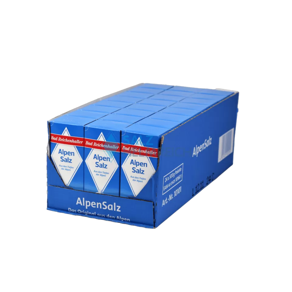 Bad Reichenhaller Alpensalz 24x500g Paket