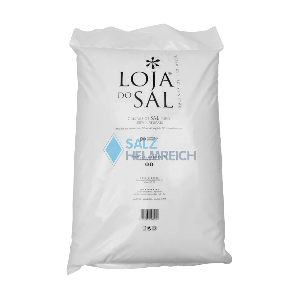 Quellsalz aus Portugal grob 0,5-4,0 mm im 20 kg Sack Quellsalz aus Portugal grob 0,5-4,0 mm im 20 kg Sack