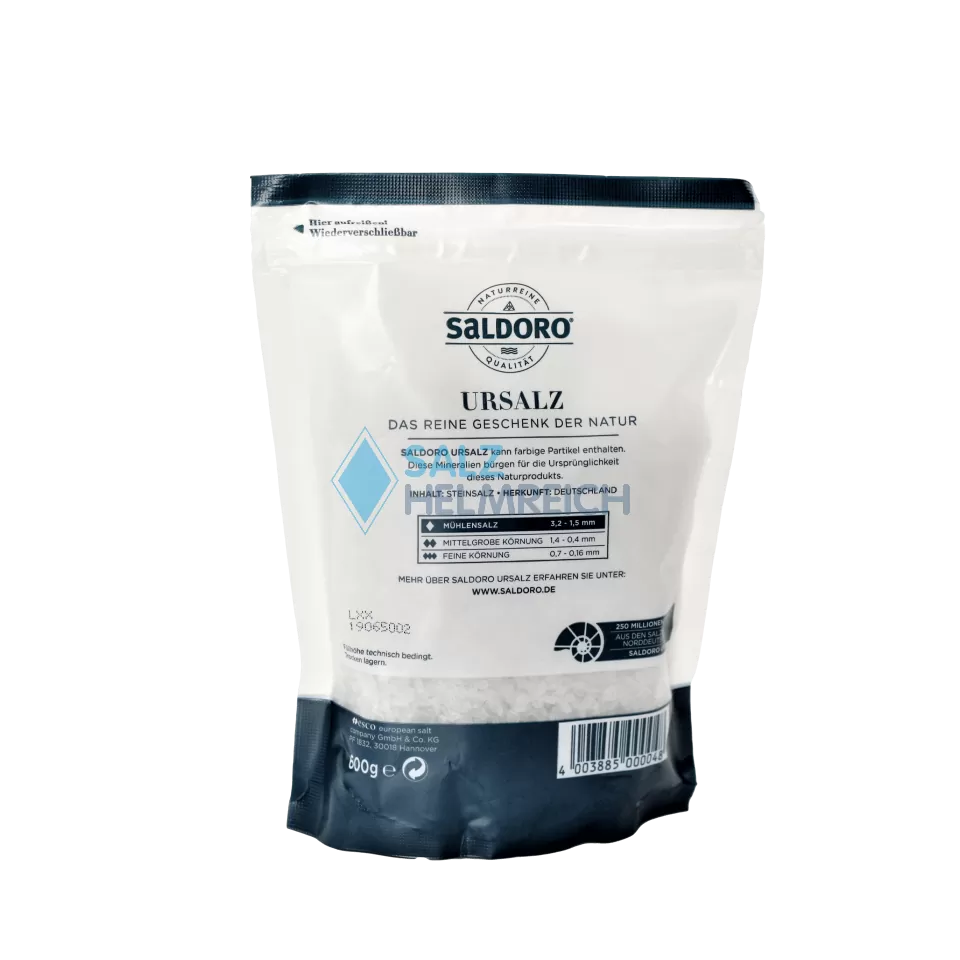 Saldoro Ursalz Mühlensalz 600g Beutel grob