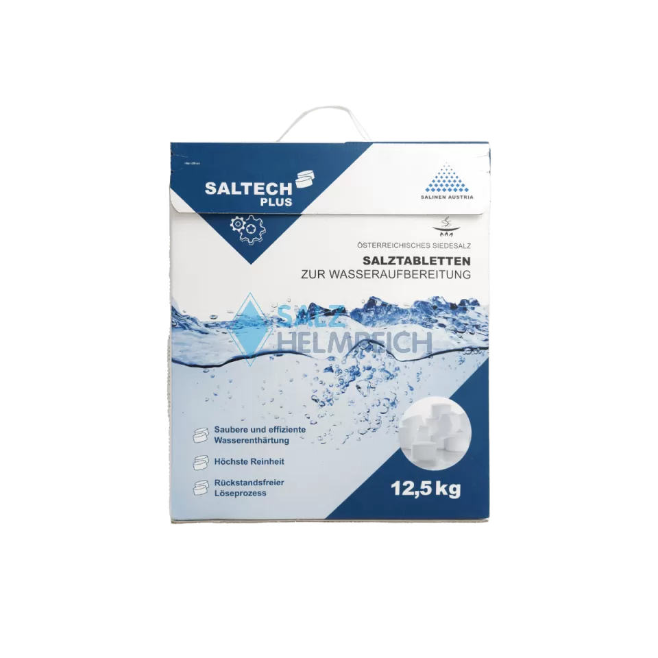 Saltech Plus Regeneriersalz Salztabletten im 12,5 kg Karton