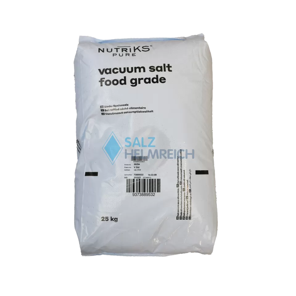 Siede-Speisesalz Standard 0,10-0,71 mm im 25 kg Sack